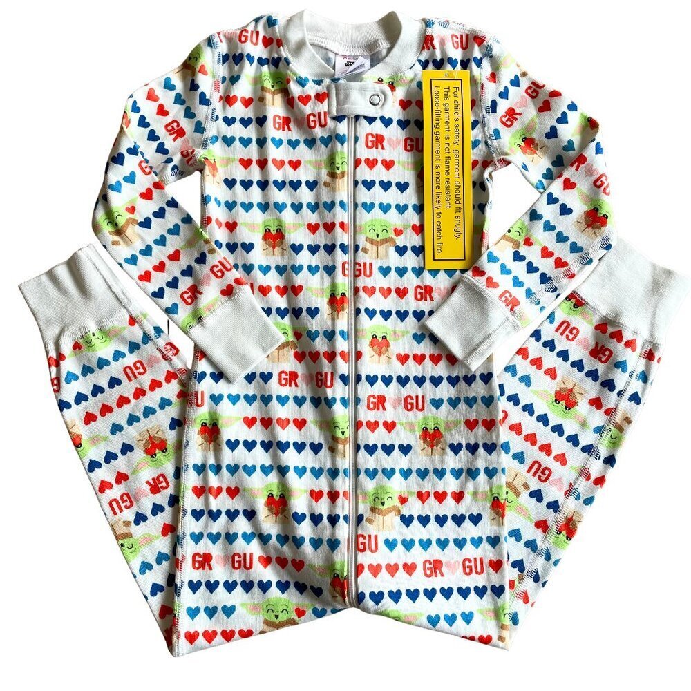 NEW Hanna Andersson X‎ Star Wars Organic Cotton Sleeper, Grogu Love - Size 3T
